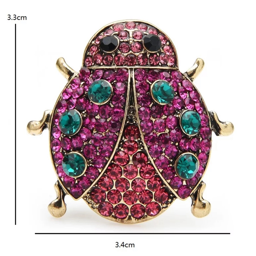 Lady Bug Brooch - Picture 3 of 6